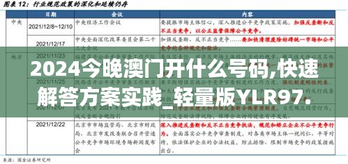 2024今晚澳门开什么号码,快速解答方案实践_轻量版YLR97.447