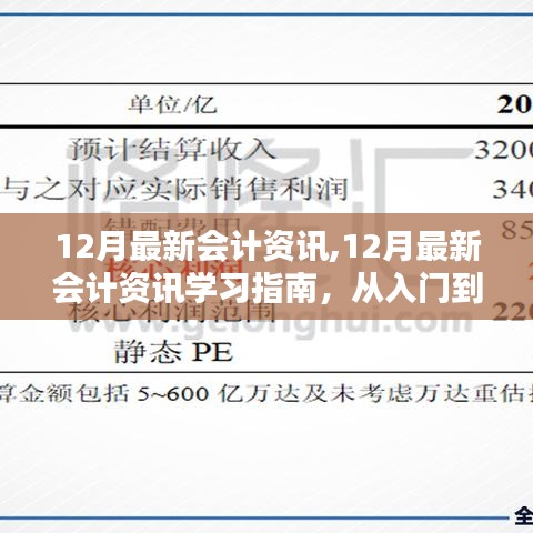 12月最新会计资讯详解，入门到进阶的全面教程与学习指南