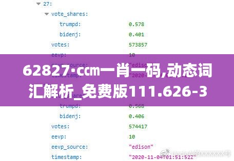 62827·c㎝一肖一码,动态词汇解析_免费版111.626-3