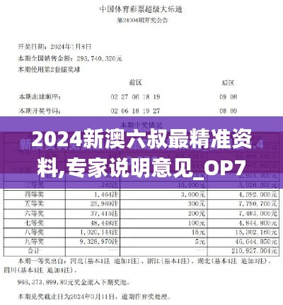 2024新澳六叔最精准资料,专家说明意见_OP76.109-9