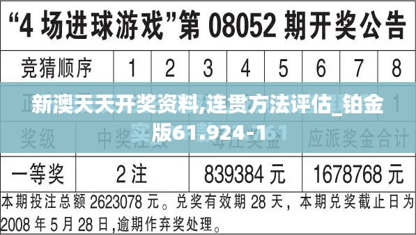 新澳天天开奖资料,连贯方法评估_铂金版61.924-1