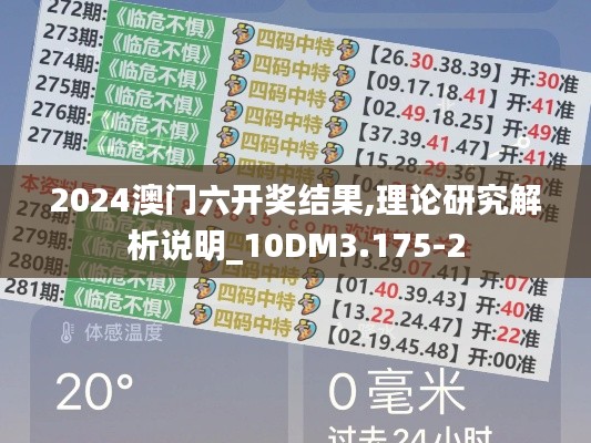 2024澳门六开奖结果,理论研究解析说明_10DM3.175-2