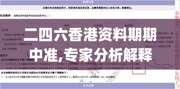 二四六香港资料期期中准,专家分析解释定义_苹果款8.649-7