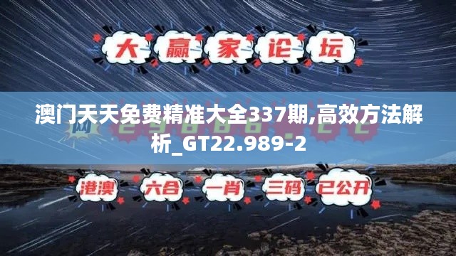 澳门天天免费精准大全337期,高效方法解析_GT22.989-2