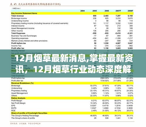 12月烟草行业动态深度解析，最新资讯与应对指南