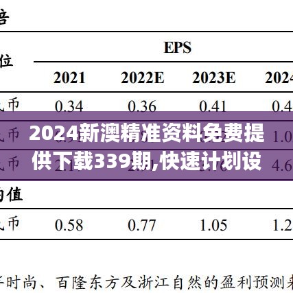 2024新澳精准资料免费提供下载339期,快速计划设计解答_S26.908-7