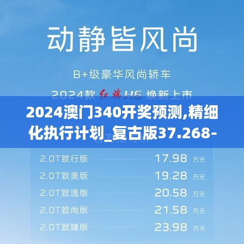 2024澳门340开奖预测,精细化执行计划_复古版37.268-2