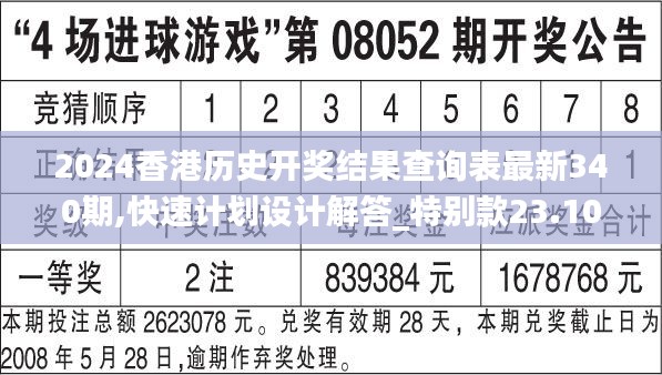 2024香港历史开奖结果查询表最新340期,快速计划设计解答_特别款23.101-9