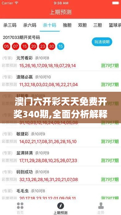 澳门六开彩天天免费开奖340期,全面分析解释定义_3K19.700-2