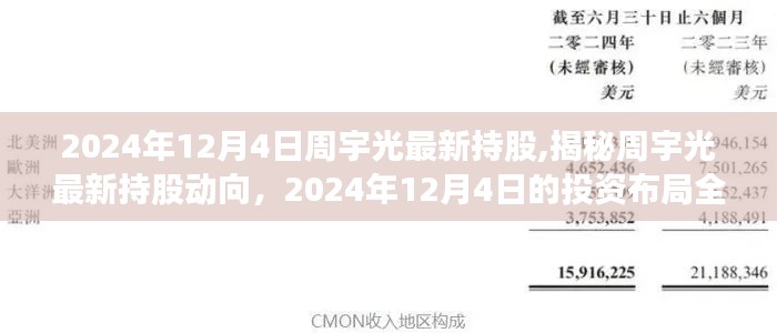 揭秘周宇光最新持股动向，2024年投资布局解析及周宇光的最新持股情况