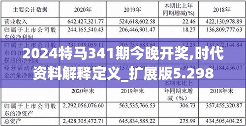 2024特马341期今晚开奖,时代资料解释定义_扩展版5.298