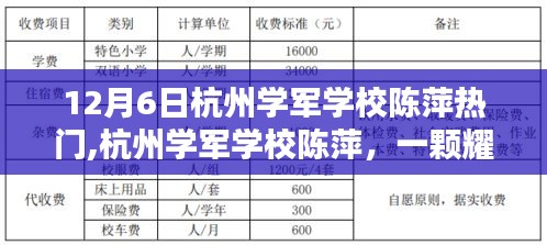 杭州学军学校陈萍，耀眼之星的崛起之路