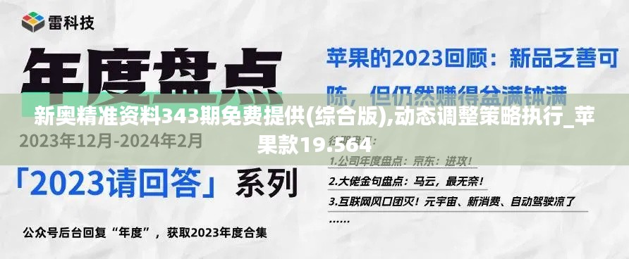 新奥精准资料343期免费提供(综合版),动态调整策略执行_苹果款19.564