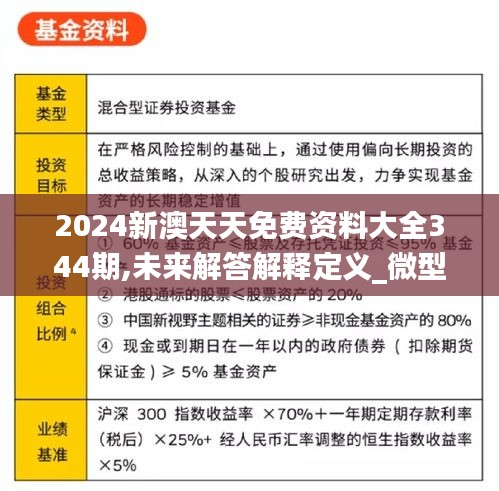 2024新澳天天免费资料大全344期,未来解答解释定义_微型版2.865