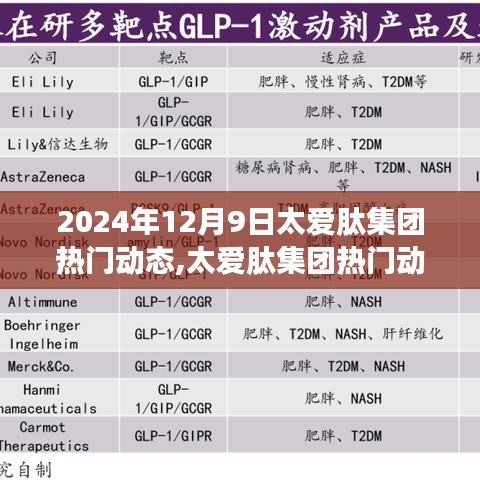 太爱肽集团2024年12月9日动态展望，深度洞察集团发展趋势