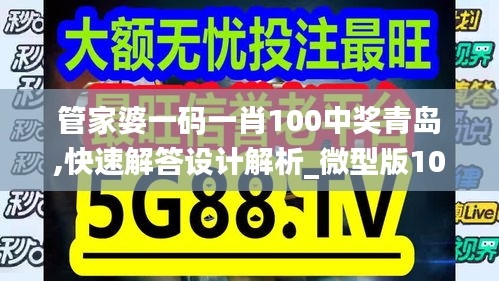 管家婆一码一肖100中奖青岛,快速解答设计解析_微型版10.506