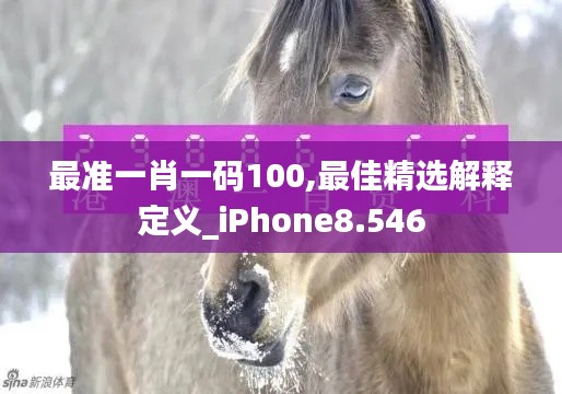 最准一肖一码100,最佳精选解释定义_iPhone8.546