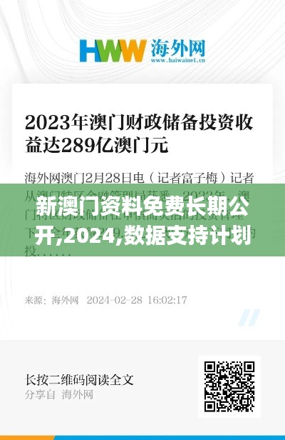 新澳门资料免费长期公开,2024,数据支持计划设计_微型版1.786