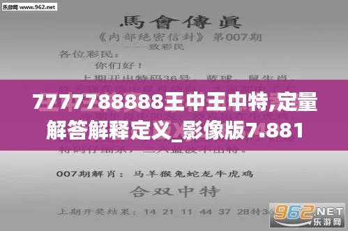 7777788888王中王中特,定量解答解释定义_影像版7.881