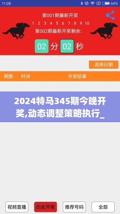 2024特马345期今晚开奖,动态调整策略执行_工具版4.692