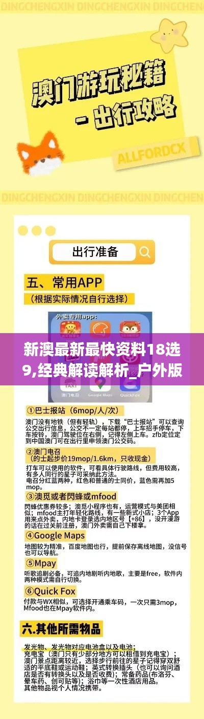 新澳最新最快资料18选9,经典解读解析_户外版15.655