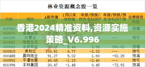 香港2024精准资料,资源实施策略_V6.996