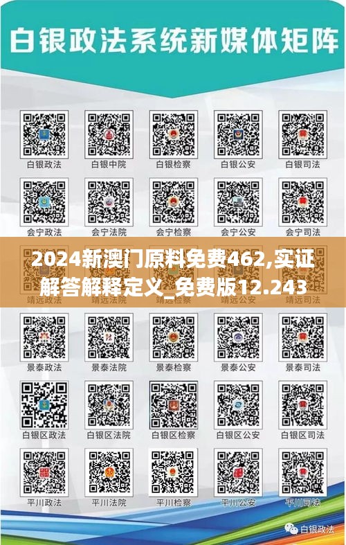 2024新澳门原料免费462,实证解答解释定义_免费版12.243