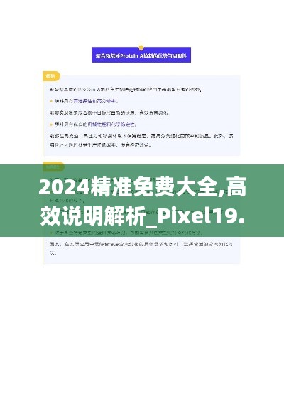 2024精准免费大全,高效说明解析_Pixel19.364