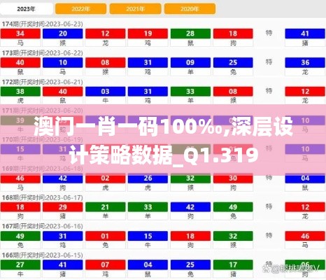 澳门一肖一码100‰,深层设计策略数据_Q1.319