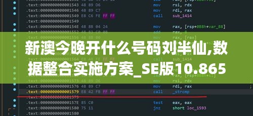 新澳今晚开什么号码刘半仙,数据整合实施方案_SE版10.865