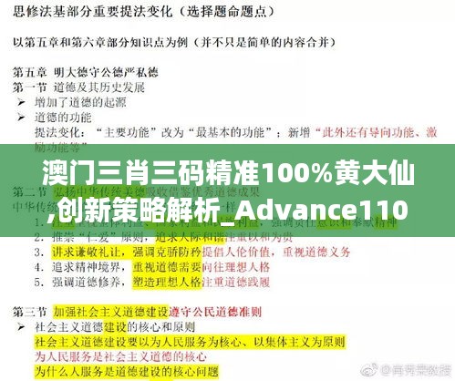 澳门三肖三码精准100%黄大仙,创新策略解析_Advance110.285