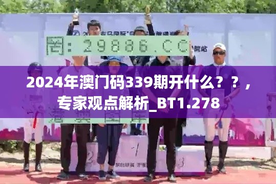 2024年澳门码339期开什么？？,专家观点解析_BT1.278