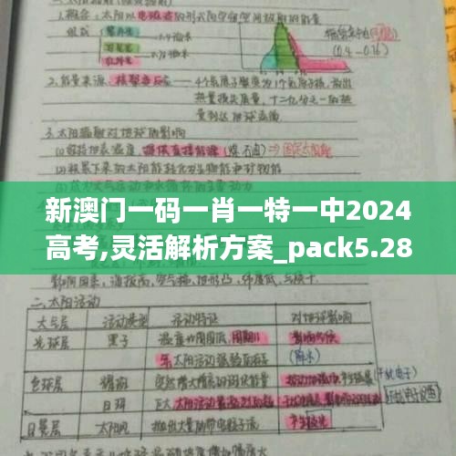 新澳门一码一肖一特一中2024高考,灵活解析方案_pack5.288