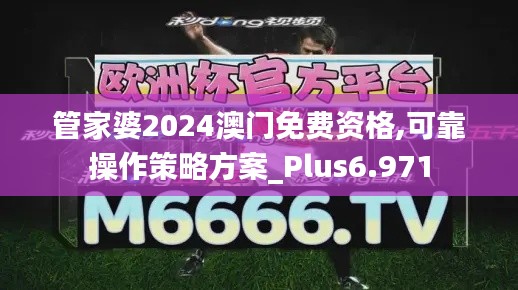 管家婆2024澳门免费资格,可靠操作策略方案_Plus6.971