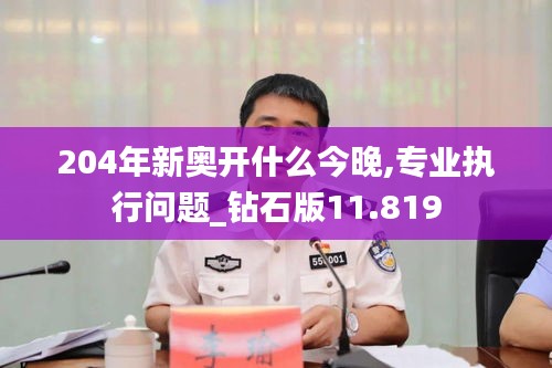 204年新奥开什么今晚,专业执行问题_钻石版11.819