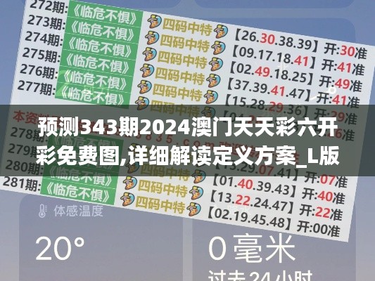 预测343期2024澳门天天彩六开彩免费图,详细解读定义方案_L版8.389