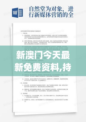 新澳门今天最新免费资料,持久性计划实施_W3.623