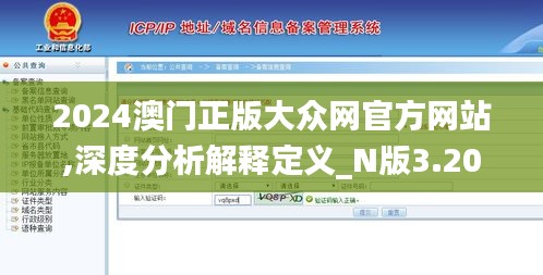 2024澳门正版大众网官方网站,深度分析解释定义_N版3.200