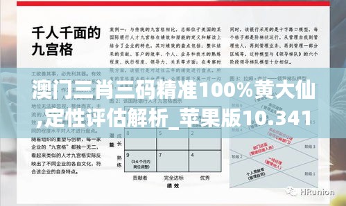 澳门三肖三码精准100%黄大仙,定性评估解析_苹果版10.341