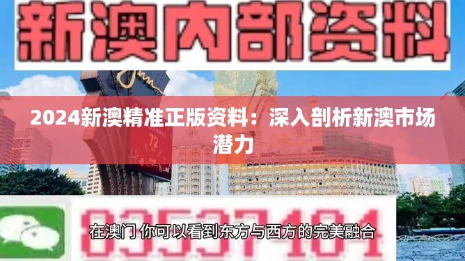 2024新澳精准正版资料：深入剖析新澳市场潜力