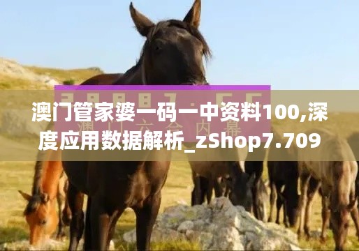 澳门管家婆一码一中资料100,深度应用数据解析_zShop7.709