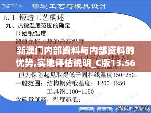 新澳门内部资料与内部资料的优势,实地评估说明_C版13.560