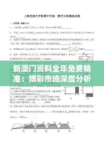 新澳门资料全年免费精准：博彩市场深度分析全解析