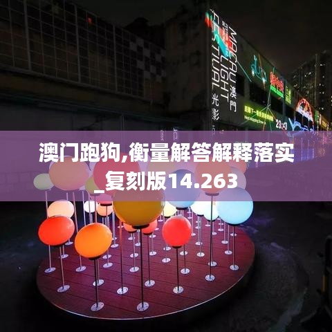 澳门跑狗,衡量解答解释落实_复刻版14.263