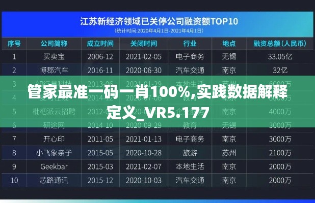 管家最准一码一肖100%,实践数据解释定义_VR5.177