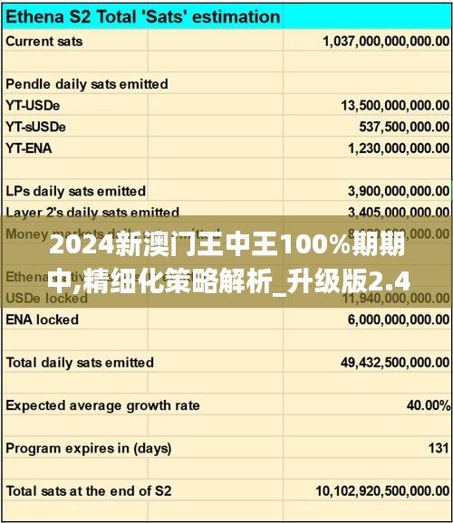 2024新澳门王中王100%期期中,精细化策略解析_升级版2.458