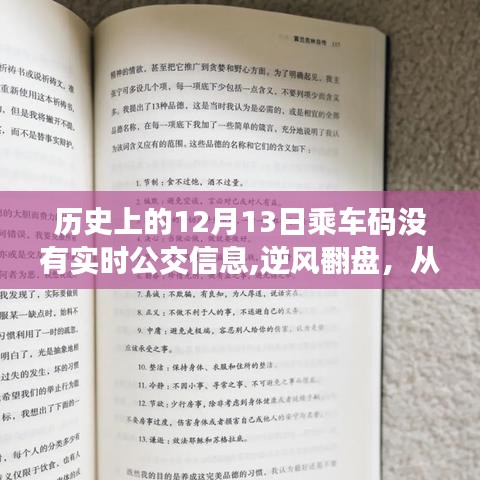 从乘车码到智慧出行，逆风翻盘的学习与成长故事，见证历史变迁的12月13日