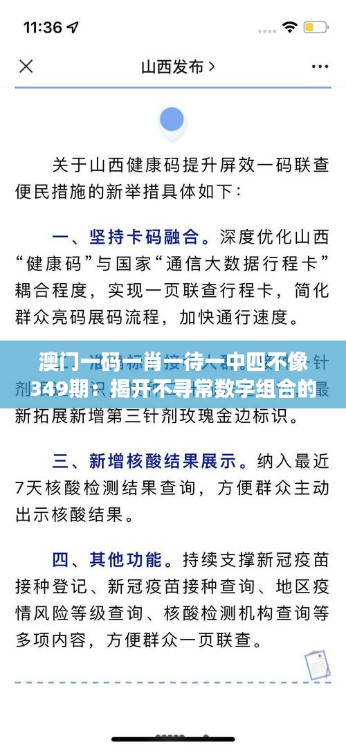 澳门一码一肖一待一中四不像349期：揭开不寻常数字组合的神秘面纱