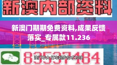 新澳门期期免费资料,成果反馈落实_专属款11.236