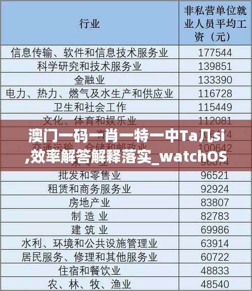 澳门一码一肖一特一中Ta几si,效率解答解释落实_watchOS2.732
